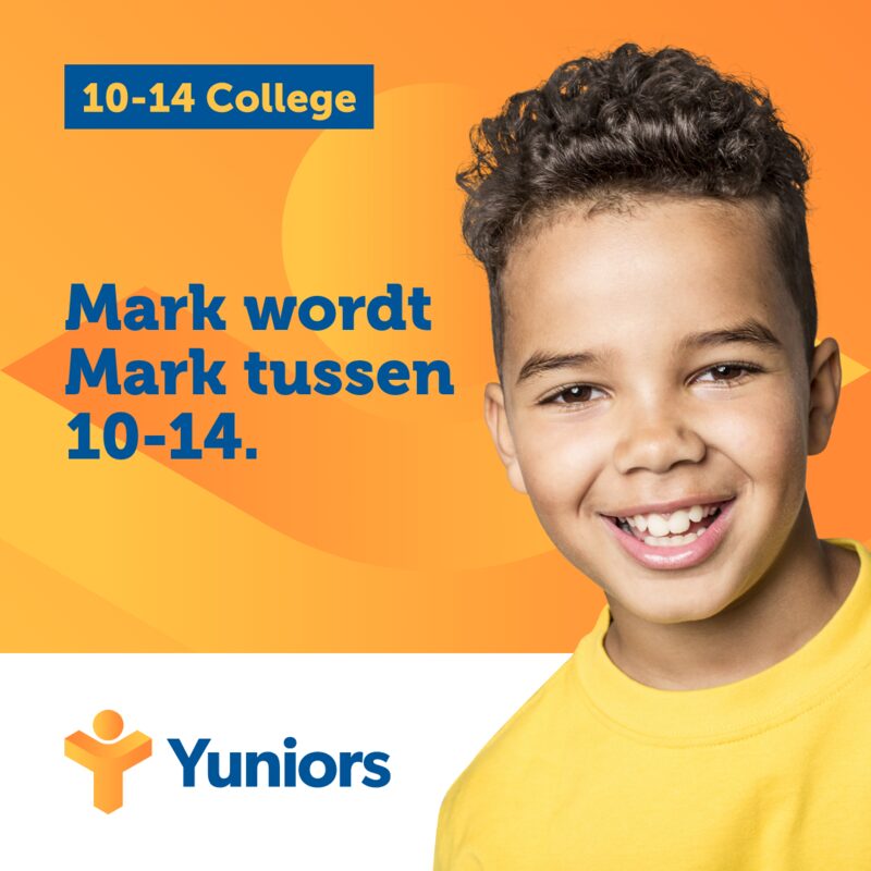 Mark, leerling van Yuniors