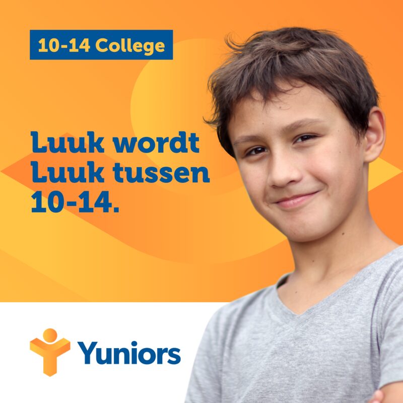 Luuk, leerling van Yuniors