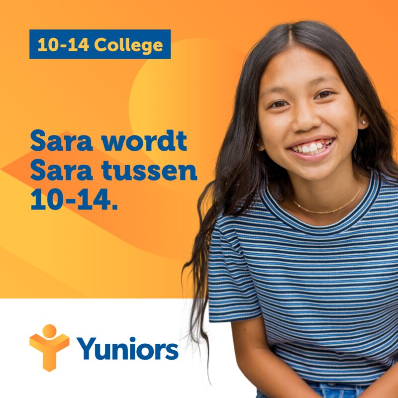 Sara, leerling van Yuniors